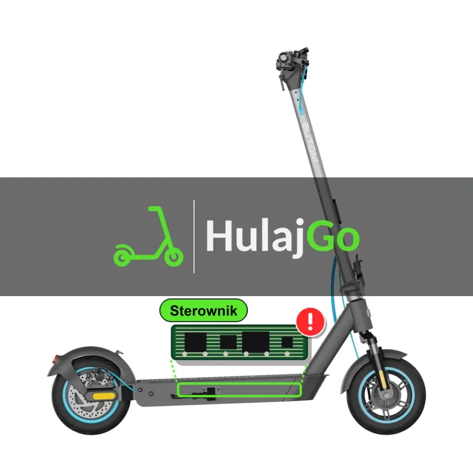 Motus Scooty 10 Pro - zaznaczony sterownik (naprawa elektroniki)