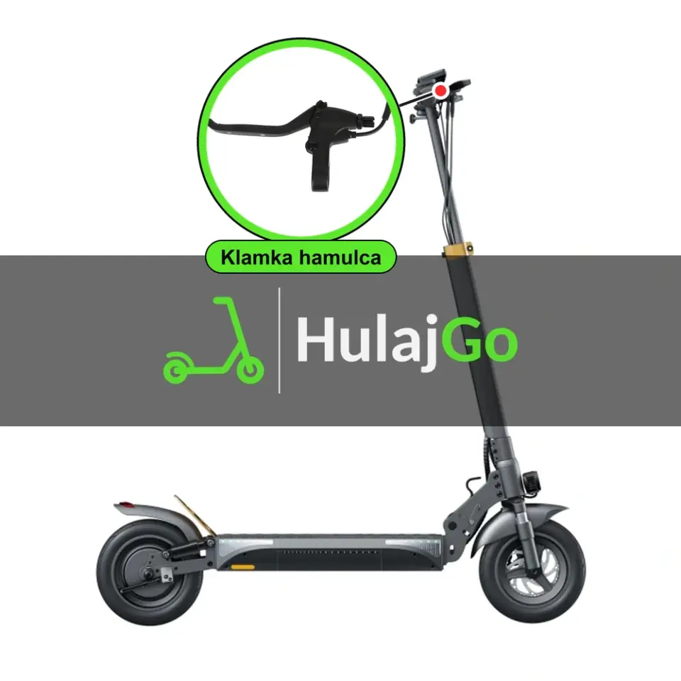 Ruptor R1 - w powiększeniu klamka hamulca (wymiana klamki hamulca)