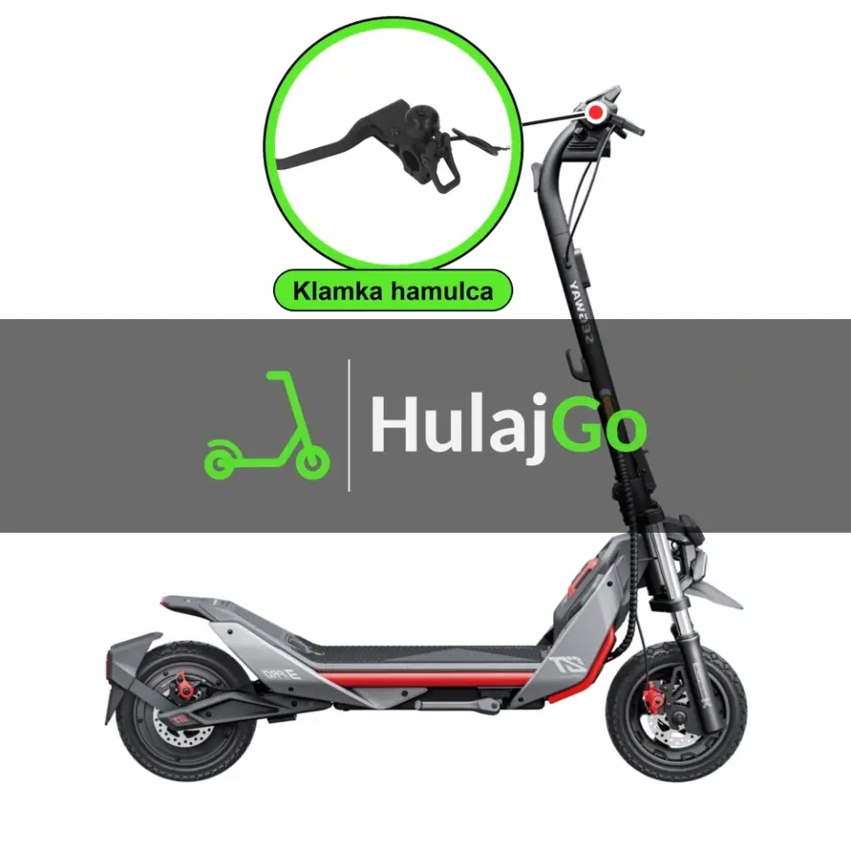 Segway ZT3 Pro - w powiększeniu klamka hamulca (wymiana klamki hamulca)