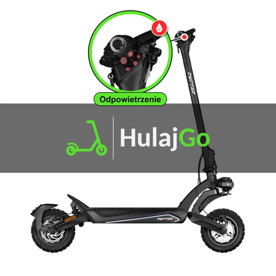 Ruptor R3 V4 - w powiększeniu klamka hamulca hydraulicznego (odpowietrzenie hamulców hydraulicznych)