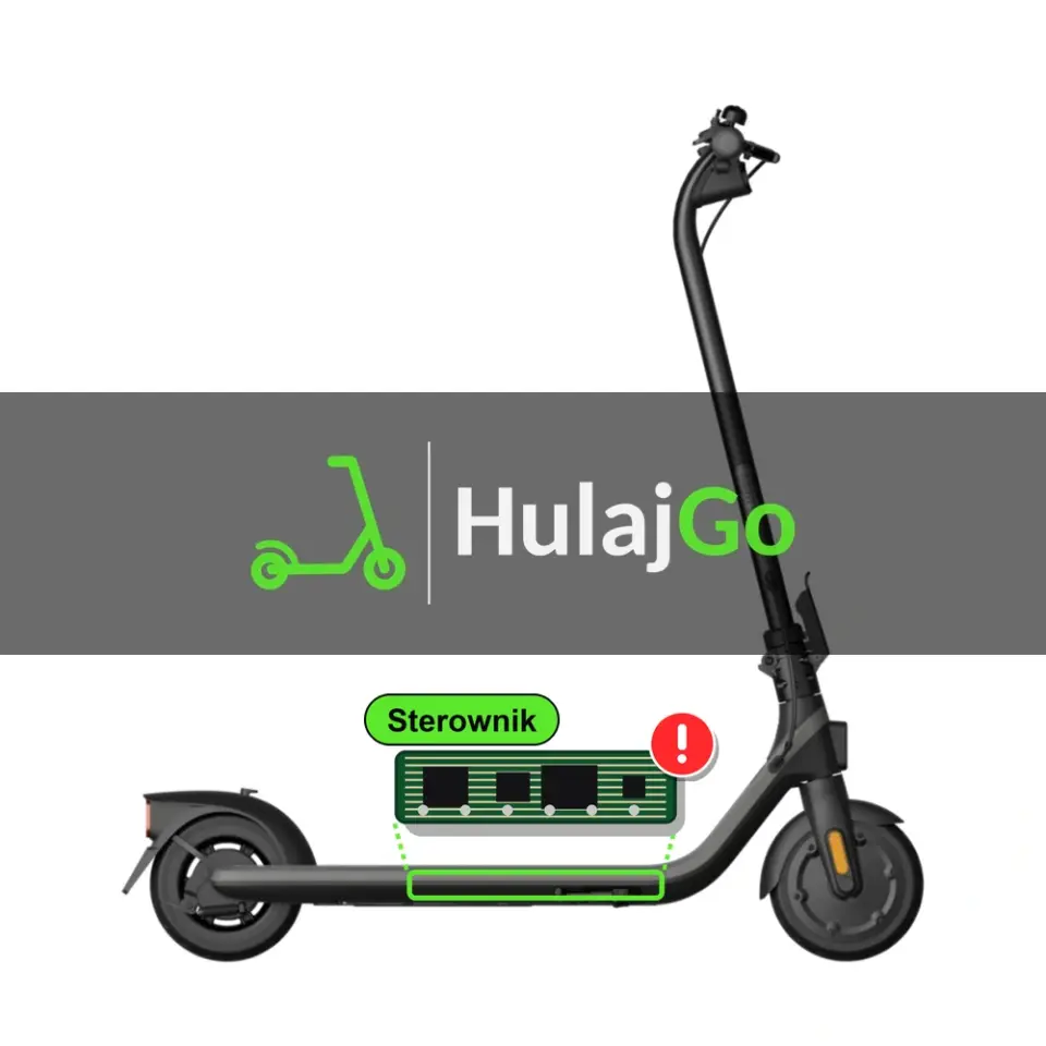 Segway E2 - zaznaczony sterownik (naprawa elektroniki)