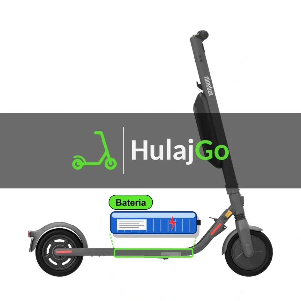 Segway E45 - zaznaczona bateria (regeneracja baterii)