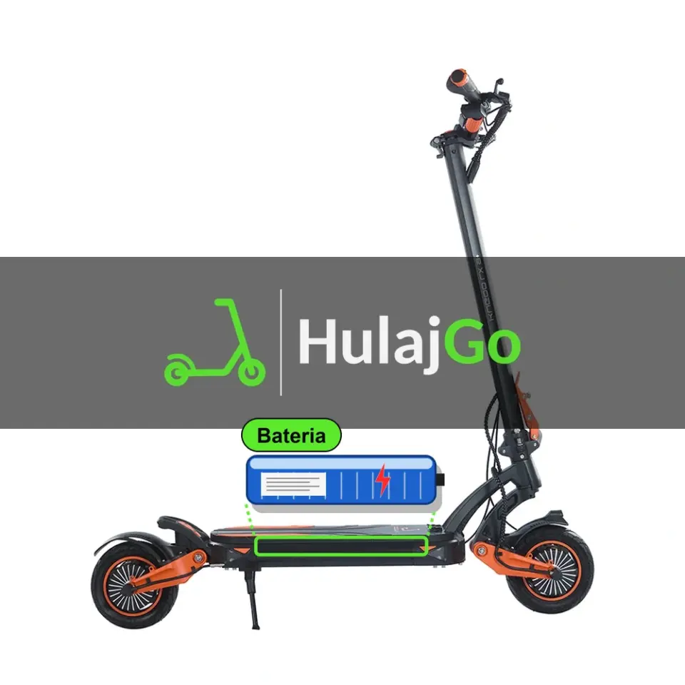 Kugoo LX9+ - zaznaczona bateria (regeneracja baterii)