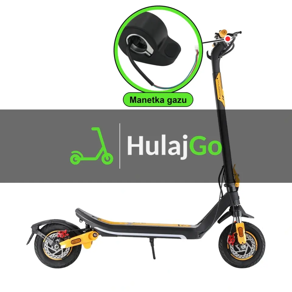 Kugoo M3 Pro - w powiększeniu manetka gazu (wymiana manetki)
