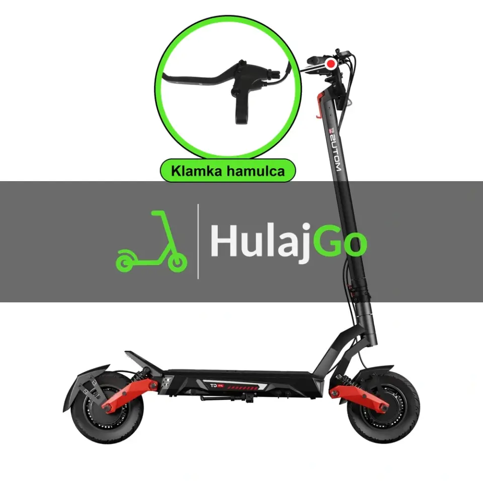 Motus Pro 10 GT - w powiększeniu klamka hamulca (wymiana klamki hamulca)