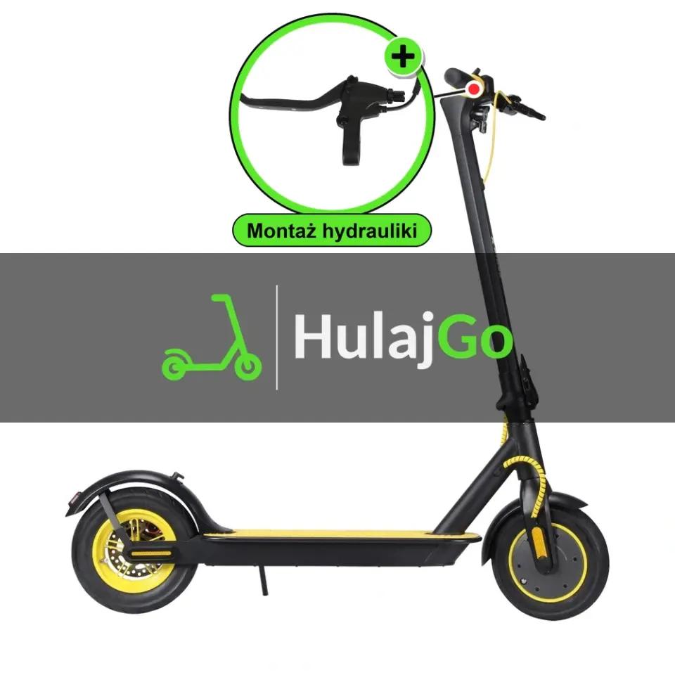 X-Rider M10 Light+ - w powiększeniu klamka hamulca (montaż hamulców hydraulicznych)