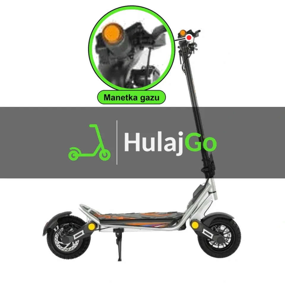 Kukirin A1 - w powiększeniu manetka gazu (wymiana manetki)