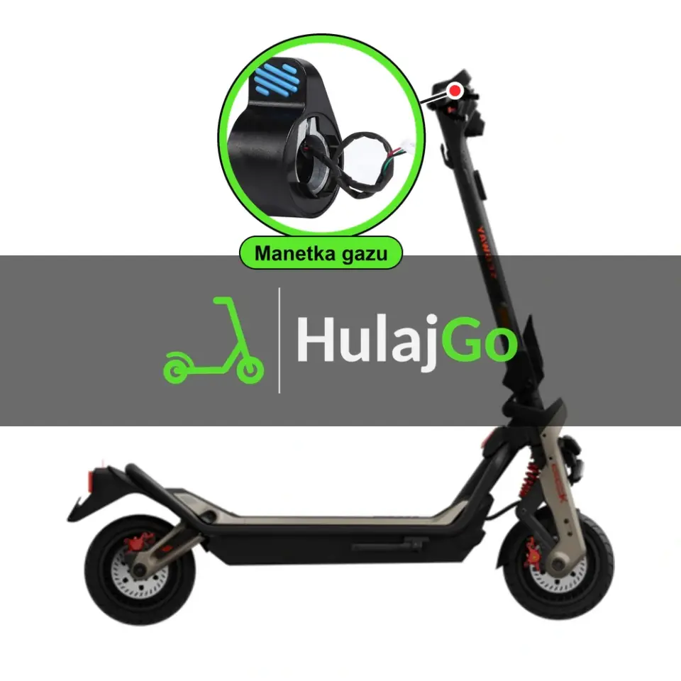 Segway GT3 Pro - w powiększeniu manetka gazu (wymiana manetki)