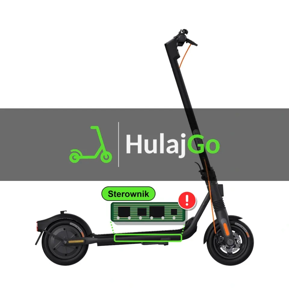 Segway F2 Pro - zaznaczony sterownik (naprawa elektroniki)