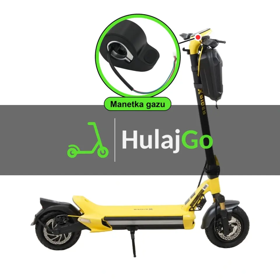 X-Rider MX10 Max - w powiększeniu manetka gazu (wymiana manetki)