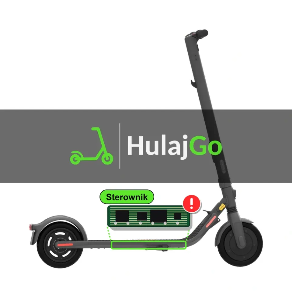 Segway E25 - zaznaczony sterownik (naprawa elektroniki)