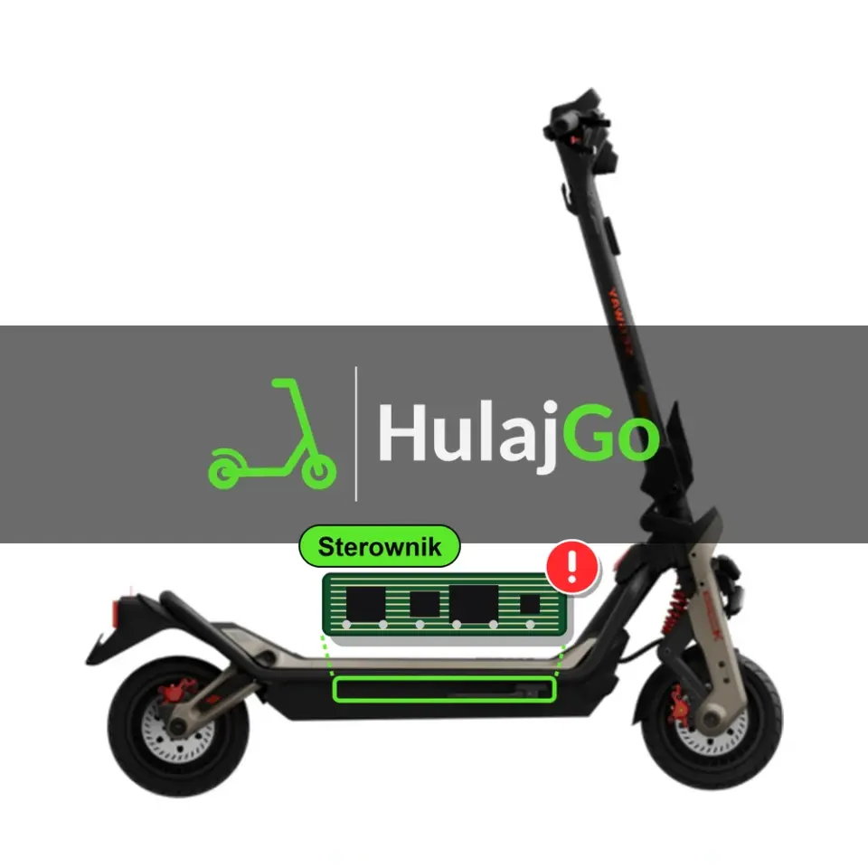 Segway GT3 Pro - zaznaczony sterownik (naprawa elektroniki)