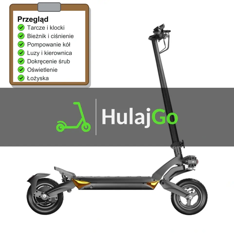 Ruptor R3 V3 - lista kontrolna przeglądu z zaznaczonymi pozycjami (przegląd przed sezonem)