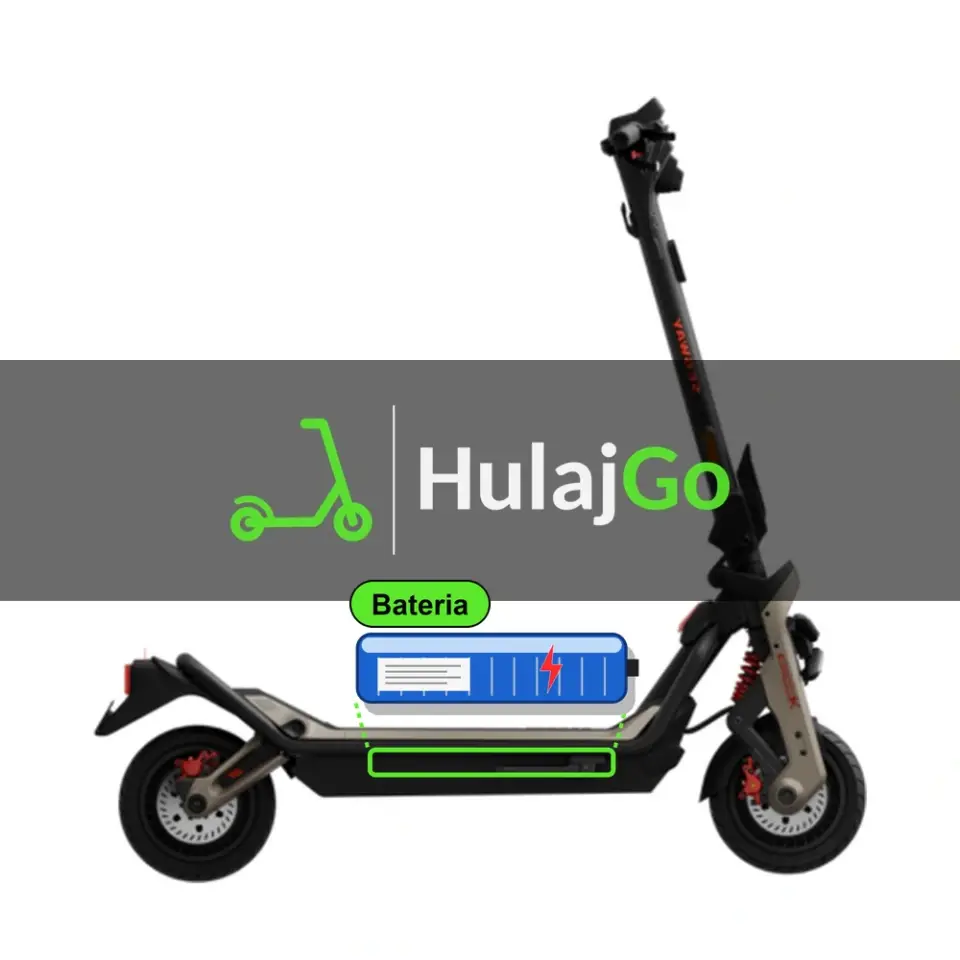 Segway GT3 Pro - zaznaczona bateria (regeneracja baterii)