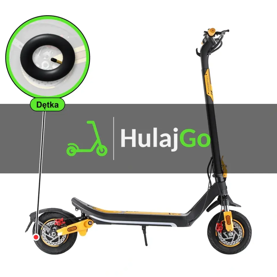 Kugoo M3 Pro - w powiększeniu dętka (wymiana dętki)