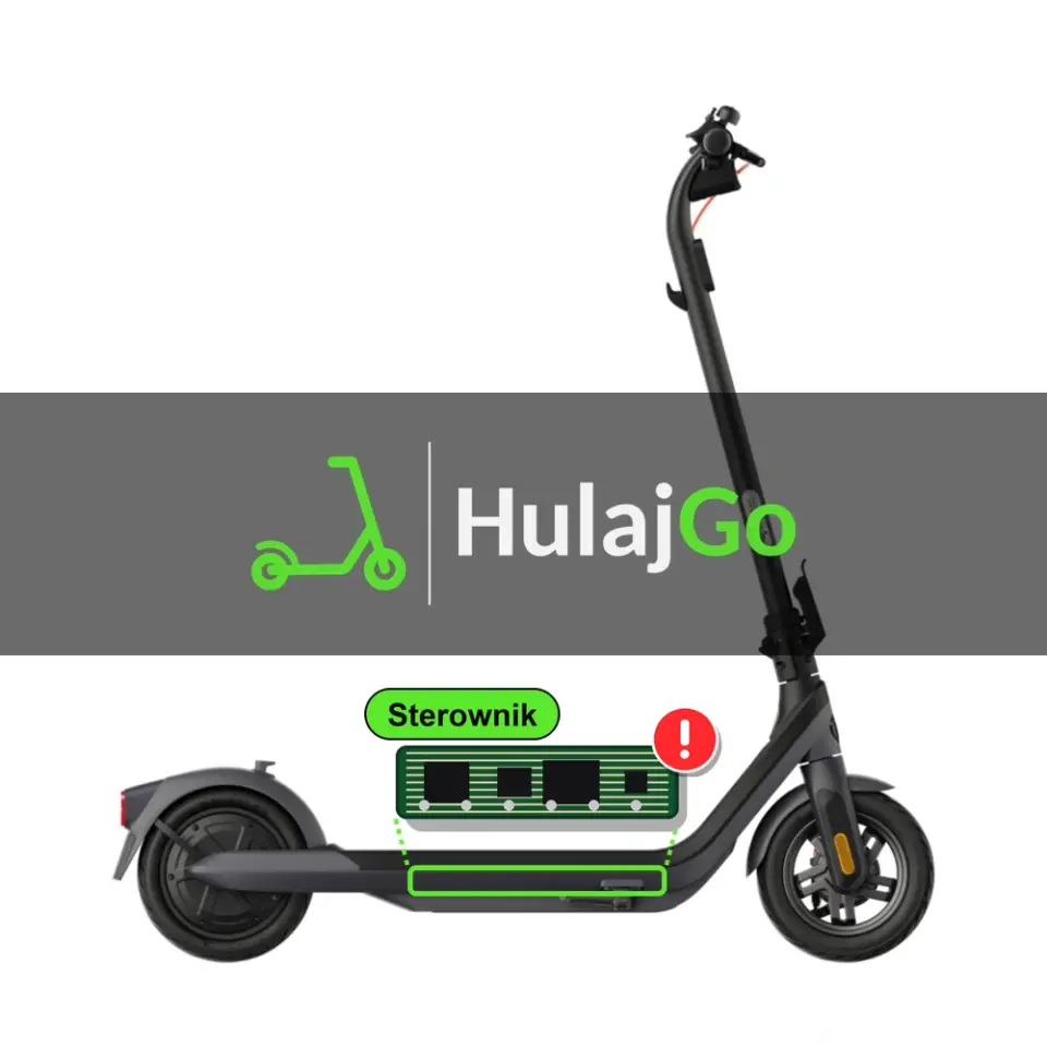 Segway E2 Pro - zaznaczony sterownik (naprawa elektroniki)
