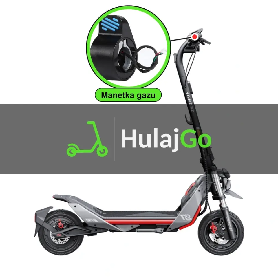 Segway ZT3 Pro - w powiększeniu manetka gazu (wymiana manetki)