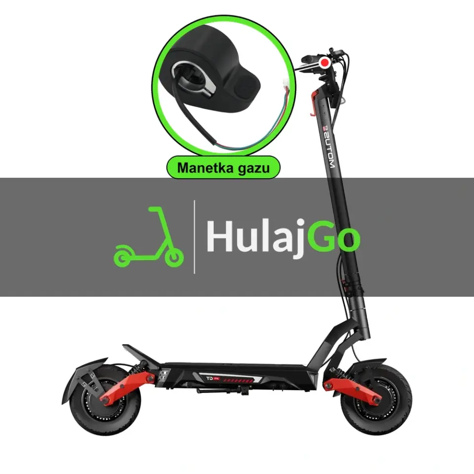 Motus Pro 10 GT - w powiększeniu manetka gazu (wymiana manetki)