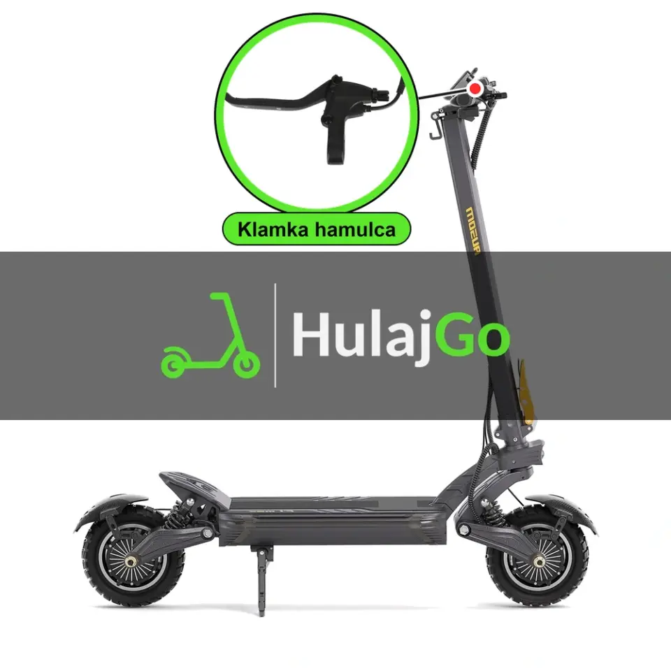 Ausom F1 Max - w powiększeniu klamka hamulca (wymiana klamki hamulca)