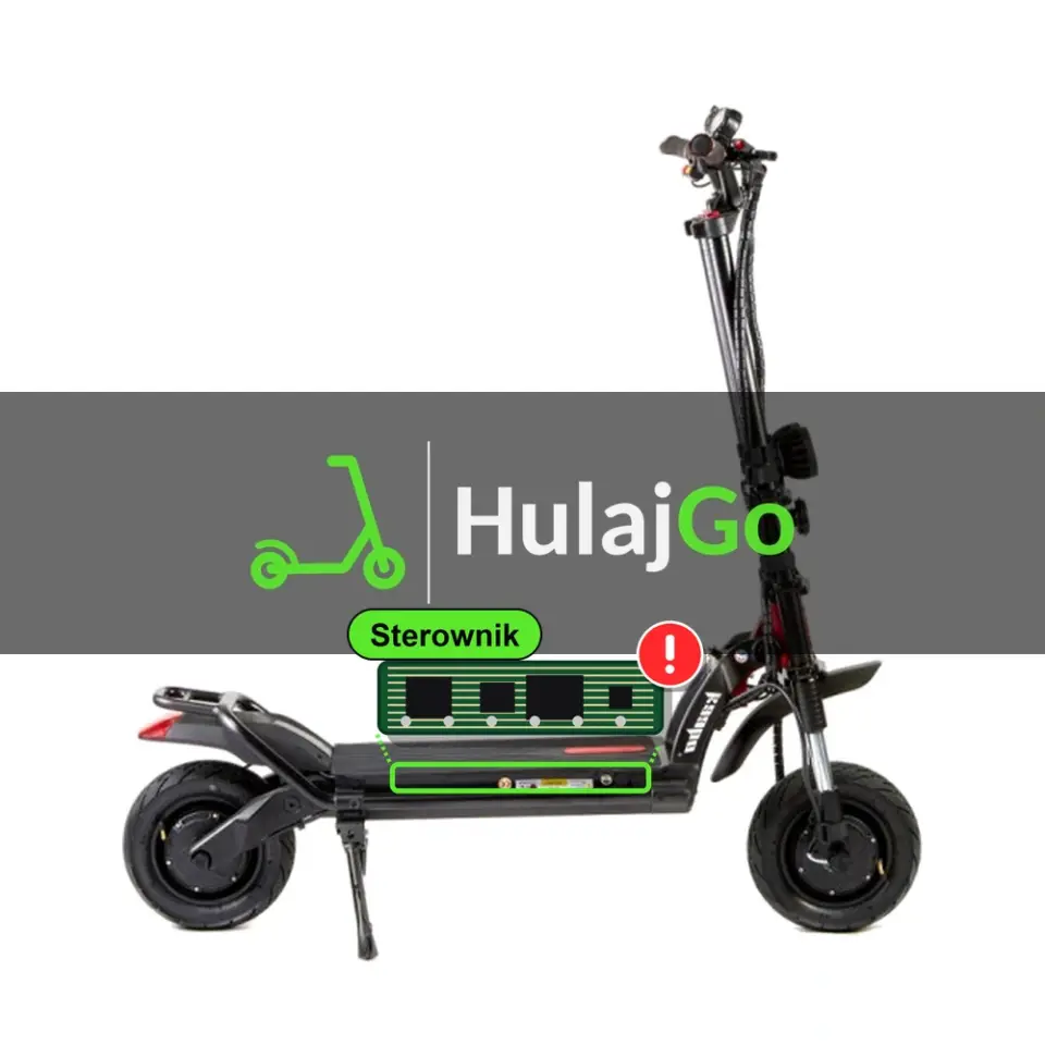 Kaabo Wolf Warrior 11 Plus - zaznaczony sterownik (naprawa elektroniki)