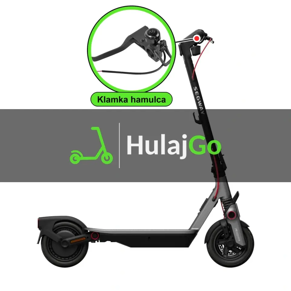 Segway F3 - w powiększeniu klamka hamulca (wymiana klamki hamulca)