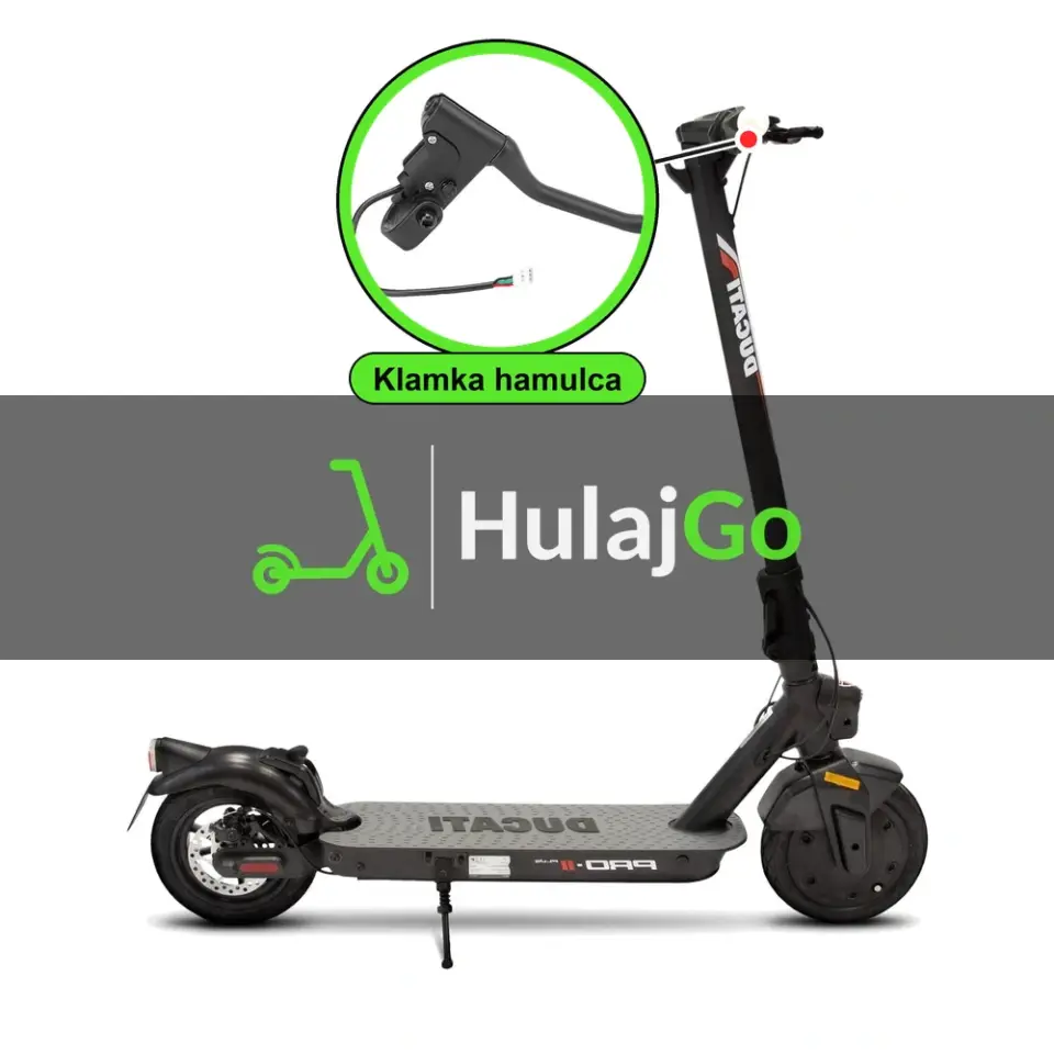 Ducati Pro-II Plus - w powiększeniu klamka hamulca (wymiana klamki hamulca)