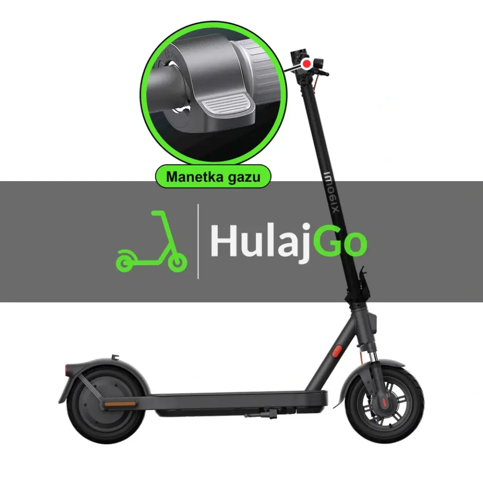 Xiaomi Mi Elite - w powiększeniu manetka gazu (wymiana manetki)