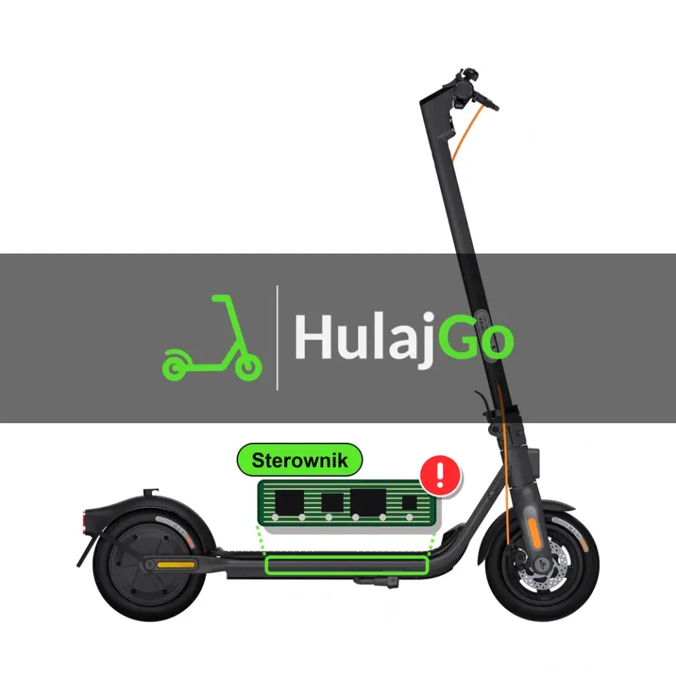 Segway F2 Plus - zaznaczony sterownik (naprawa elektroniki)