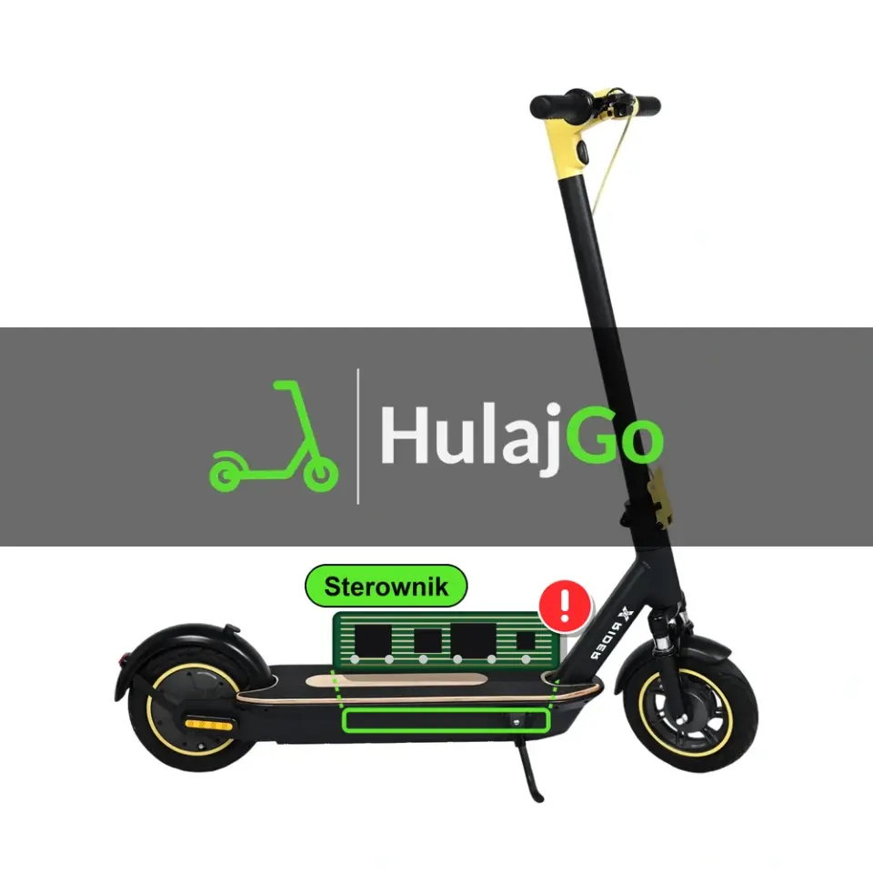 X-Rider M10ME - zaznaczony sterownik (naprawa elektroniki)