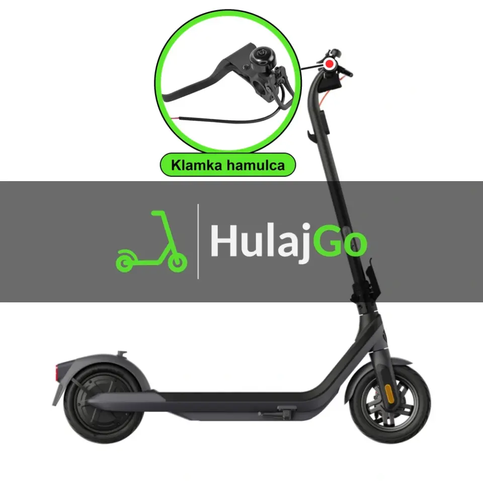 Segway E2 Pro - w powiększeniu klamka hamulca (wymiana klamki hamulca)