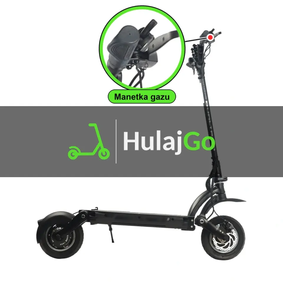 Dualtron Eagle - w powiększeniu manetka gazu (wymiana manetki)