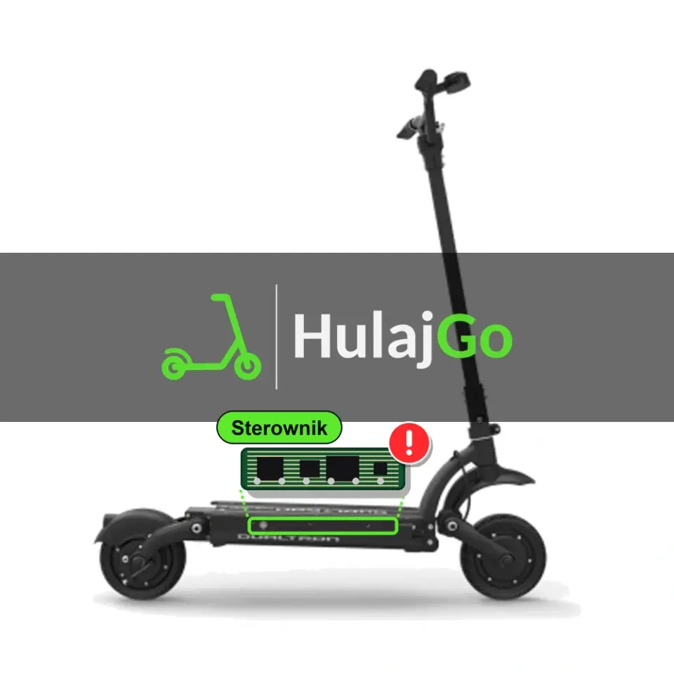 Dualtron Raptor 2 - zaznaczony sterownik (naprawa elektroniki)