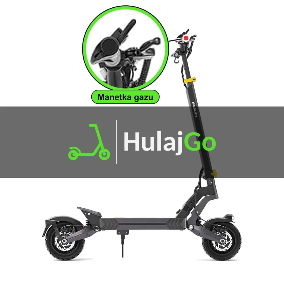 Ausom L2 Dual Motor - w powiększeniu manetka gazu (wymiana manetki)