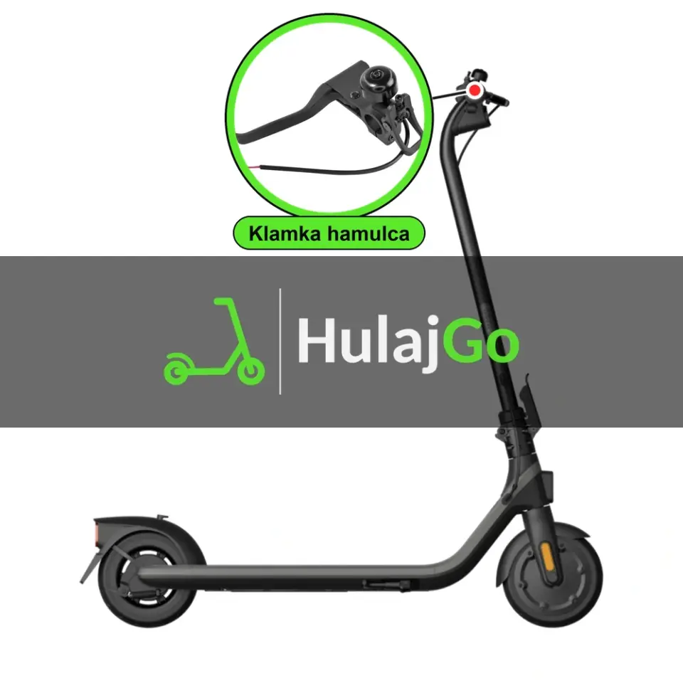 Segway E2 - w powiększeniu klamka hamulca (wymiana klamki hamulca)