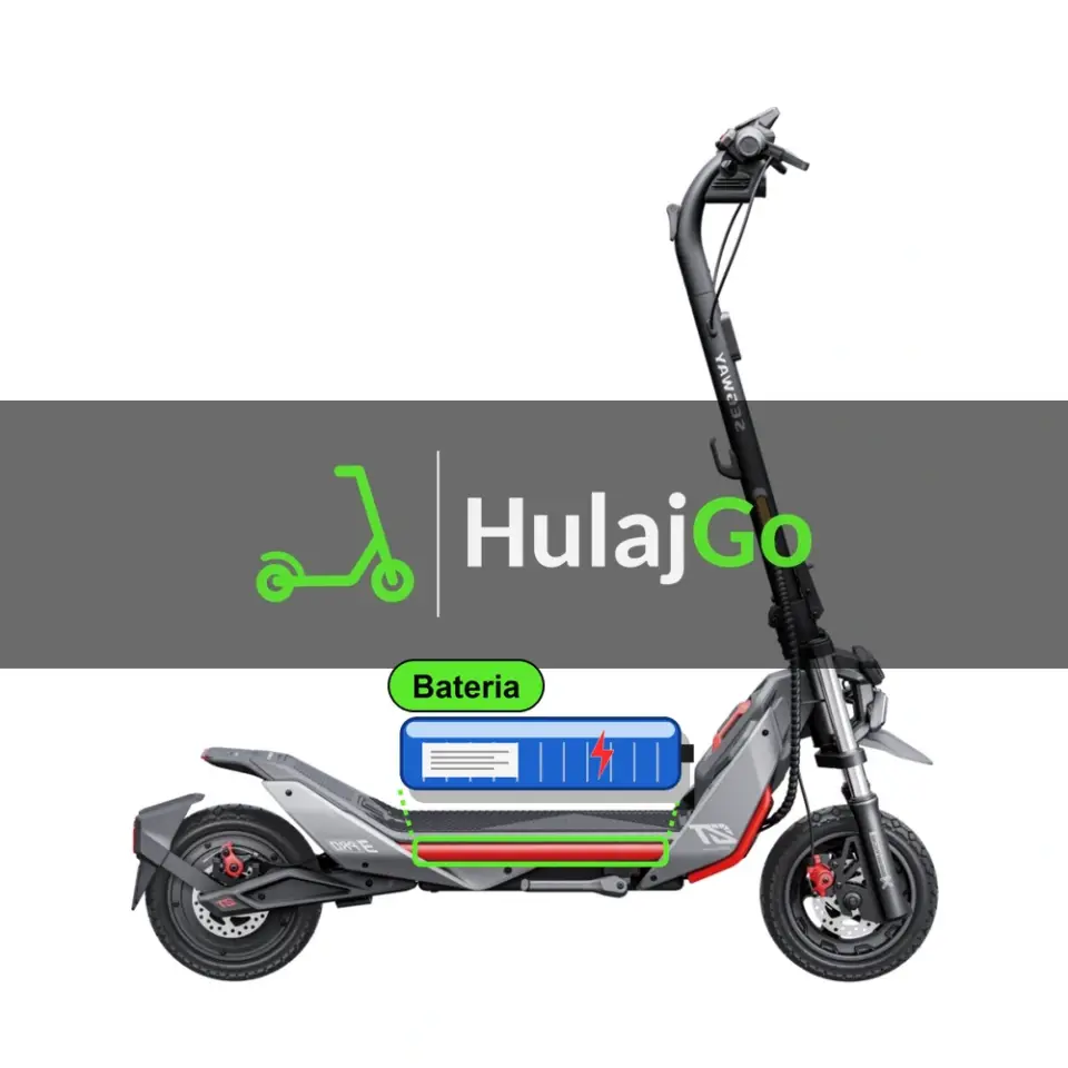 Segway ZT3 Pro - zaznaczona bateria (regeneracja baterii)